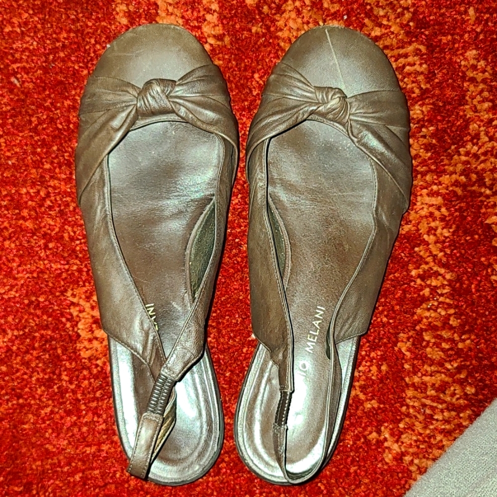 Antonio Melani leather slingbacks